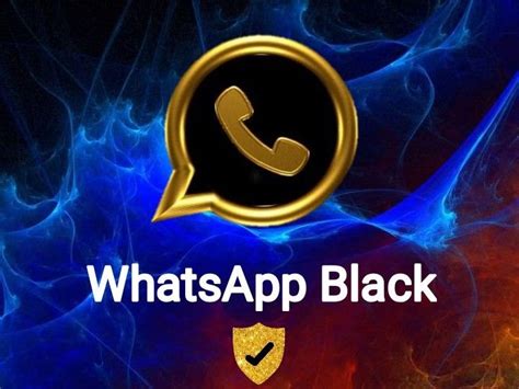 whatsapp black