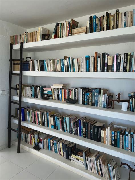 Bookshelf | White bookshelves, Bookshelves aesthetic, Wall bookshelves