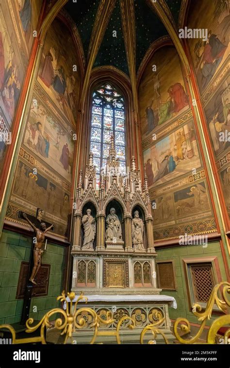 Chapel Of St Anne In St Vitus Cathedral Interior At Prague Castle