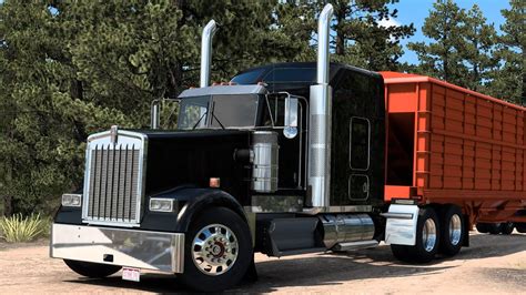 Nuevo W900 Flat Glass En American Truckkenworth W900fgamerican Truck Simulator Youtube