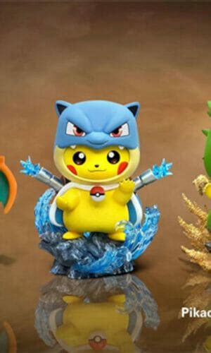 Egg Studio Pokemon Pikachu Cos Blastoise Gk Statue Sugo Toys