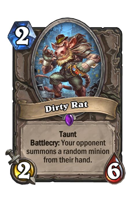 Dirty Rat (Core) - Best Hearthstone Decks - HSReplay.net