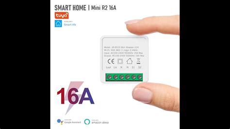 Tuya MINI 16A DIY Wifi Mini Smart Switch 2 Way DIY Automation Module