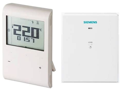 Wireless Room Thermostat Siemens RDE 100 1 RFS Bola Systems