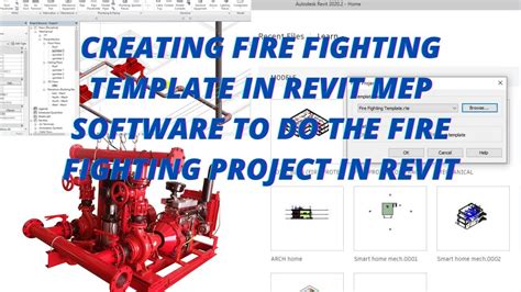 Creating Fire Fighting Template In Revit Mep Ii Fire Fighting Project In Revit Software Ii