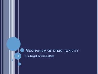 Drug toxicity | PPT