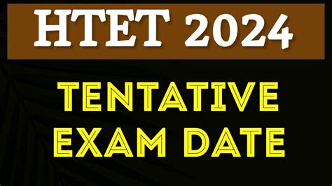 HTET 2024 Exam Date HTET PGT Chemistry Preparation 2024 YouTube