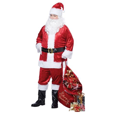 Mens Classic Santa Claus Halloween Costume