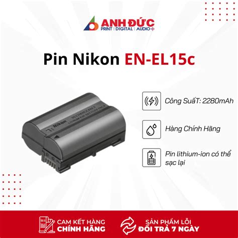 Pin Nikon En El C H Ng Ch Nh H Ng Nguy N Seal Shopee Vi T Nam