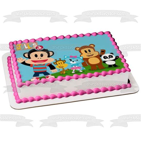 Julius Jr. Clancy Sheree Worry Bear Ping Edible Cake Topper Image ...