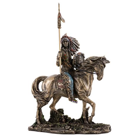 Top Collection Mandan Indian Chief Statue- Native American Sculpture in ...