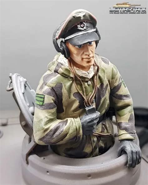 Figur Deutsche Panzer Mannschaft Wehrmacht Winter Kommandant Ww