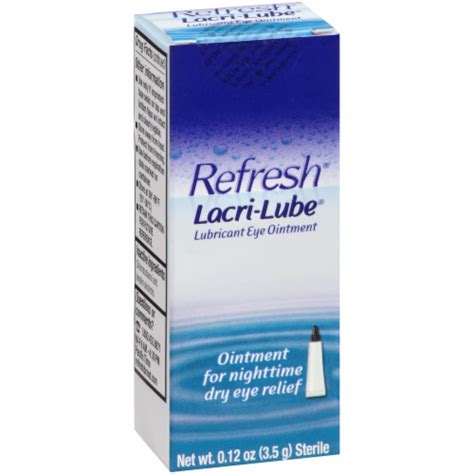 Refresh Lacri Lube Lubricant Eye Ointment For Nighttime Dry Eye Relief