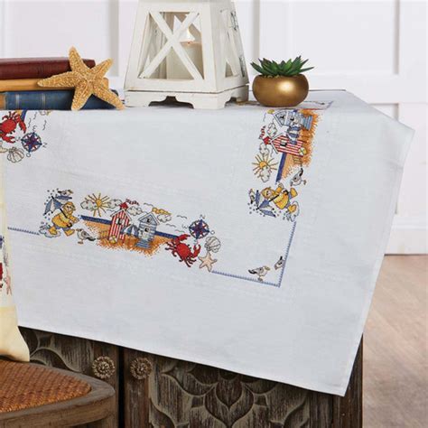 Craftways Santa Birds Table Runner Counted Cross Stitch Kit