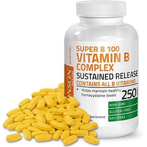 Bronson Vitamin B 100 Complex High Potency Sustained Release Vit