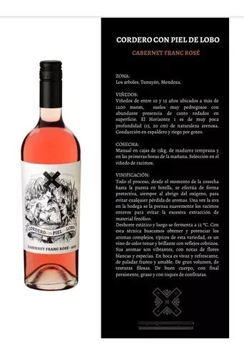 Vino Cordero Con Piel De Lobo Bag In Box Rosado 3 Litros En Venta En