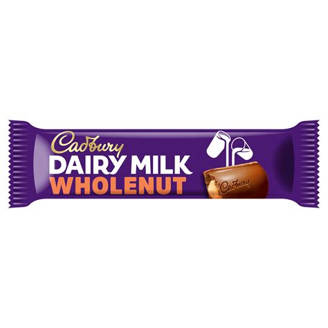 Cadbury Dairy Milk Whole Nut Chocolate Bar G Single Chocolate Bars