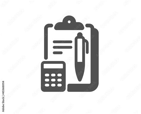 Accounting Icon Flat