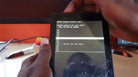 Amazon Fire Tablet Factory Reset Youtube