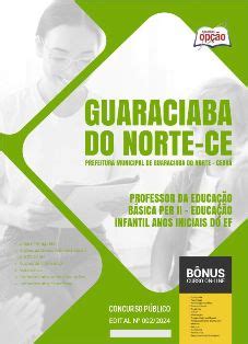 Baixar Apostila Prefeitura De Guaraciaba Do Norte Ce Professor