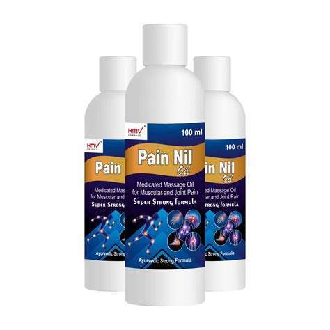 Pain Nil Oil Pack Of 3 Hmv Herbals