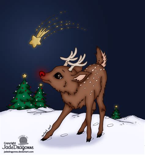 Rudolph The Red Nosed Reindeer By Blackmoonrose13 On Deviantart