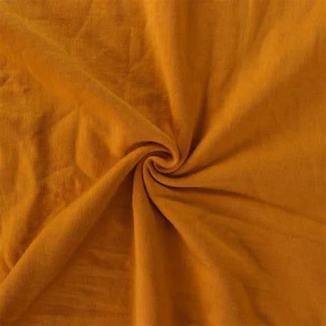 220 GSM Cotton Lycra Fabric Plain Solids Mustard At 330 Kg In Ahmedabad