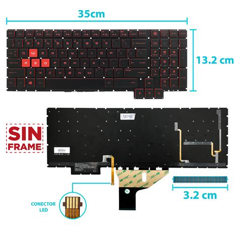 Teclado Hp Omen Ce Ce Ce T Ce T Ce Con