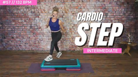 EASY INTERMEDIATE STEP AEROBICS WORKOUT 135 BPM CDORNERFITNESS 57