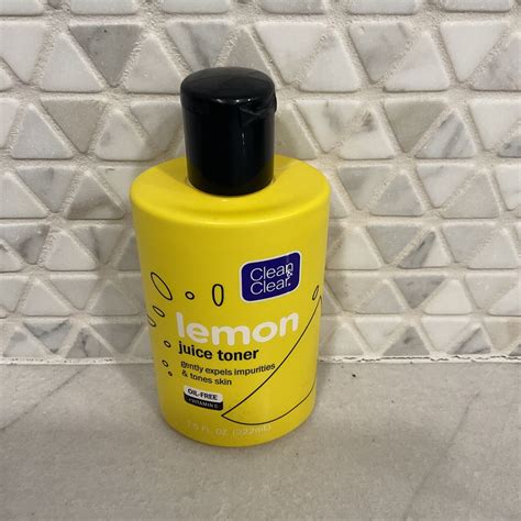 Clean Clear Brightening Lemon Juice Facial Toner W Vit C Lemon