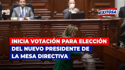 🔴🔵congreso Se Inició La Votación Para La Elección Del Nuevo Presidente