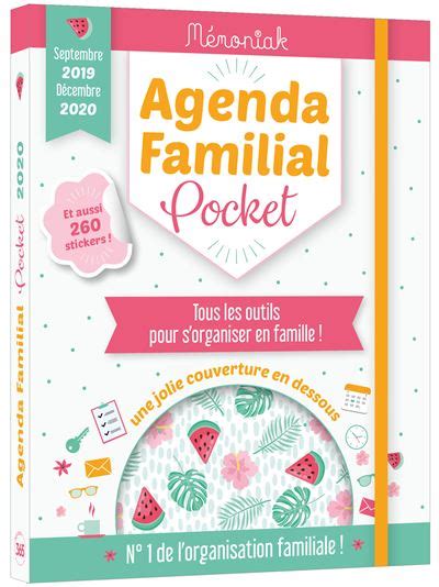 Agenda Familial M Moniak Pocket Broch Collectif Achat