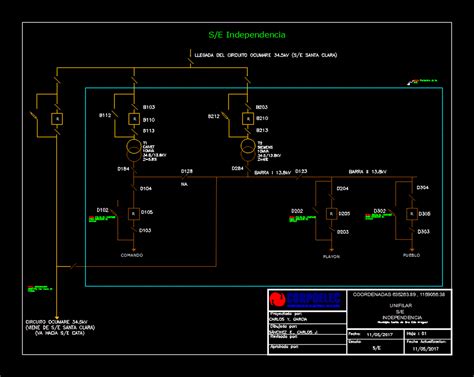 Cuadro De Cargas Y Diagrama Unifilar En Dwg 13928 Kb Librería Cad