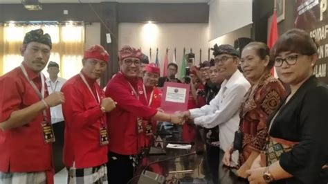 3 Perbekel Jadi Bacaleg Maju Lewat PDIP Tabanan Target Sapu Bersih