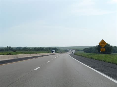 Kansas Interstate 35 Southbound Cross Country Roads