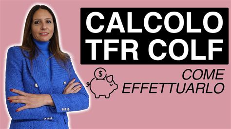 Calcolo Tfr Colf Come Effettuarlo Youtube