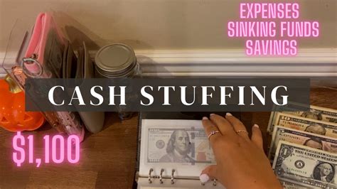 Cash Stuffing Side Income Sinking Funds Expenses Savings Challenges Youtube