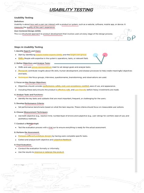 usability testing steps  techniques  usability cognition
