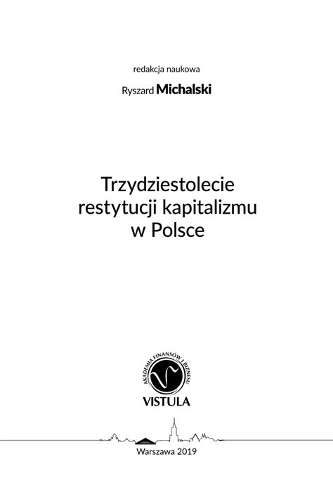 PDF Globalna Reputacja Polski 30 Lat Po Transformacji Ustrojowej