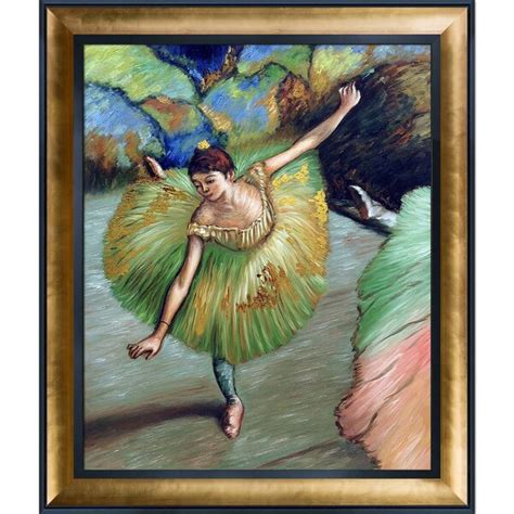 Vault W Artwork Dancer Tilting By Edgar Degas Print On Canvas Wayfair