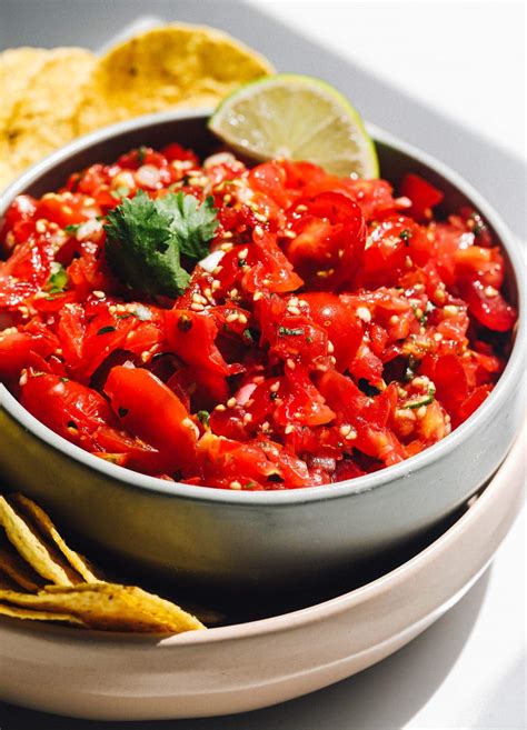 Fresh Cherry Tomato Salsa Heartbeet Kitchen