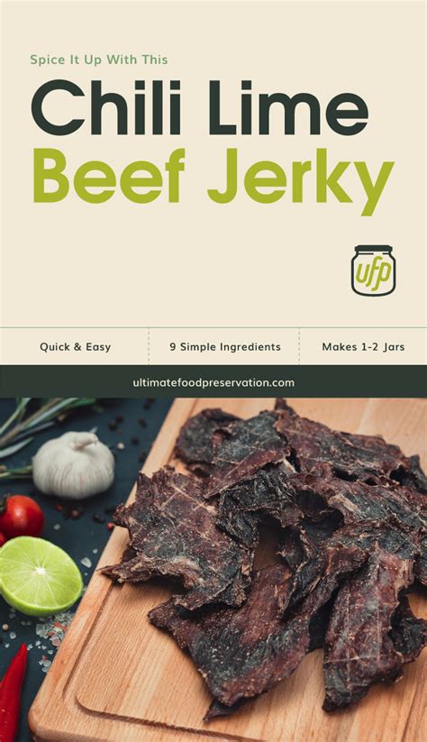 Spice It Up With This Chili Lime Beef Jerky Recipe Ufp