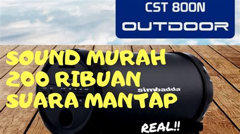 Unboxing Sound Simbadda Cst N Kualitas Suara Mantap Youtube