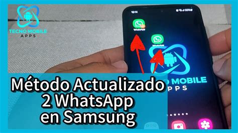 Como Tener Dos WhatsApp En El Mismo Celular SAMSUNG YouTube