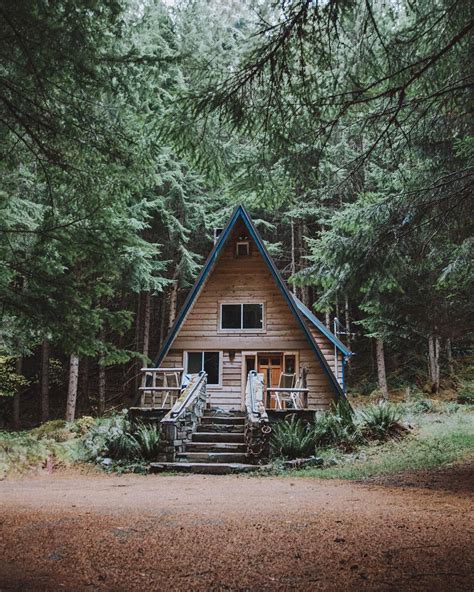 The Blue Trimming And The Stairs Stayandwander Cottage Cabin Tiny