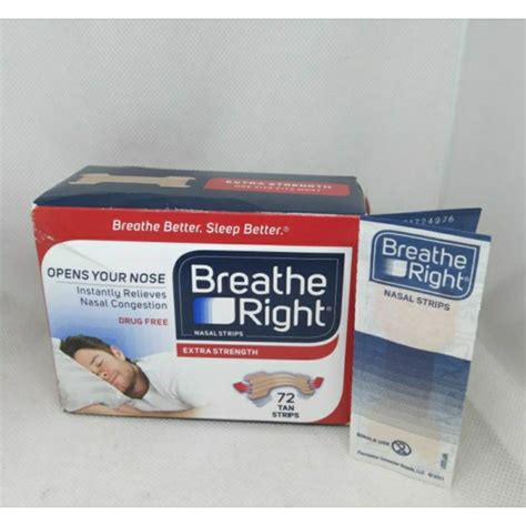 Jual Breathe Right Extra Strength Tan Nasal Strips Ecer Shopee Indonesia