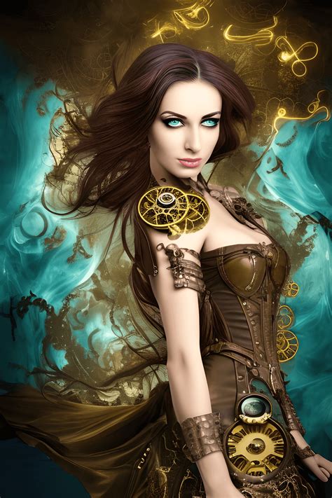 Beautiful Steampunk Flawless Beauty · Creative Fabrica