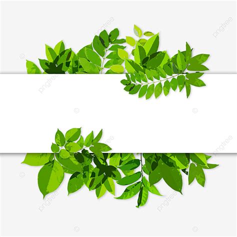 Tropical Leaf Clipart PNG Images Green Tropical Leaf With White