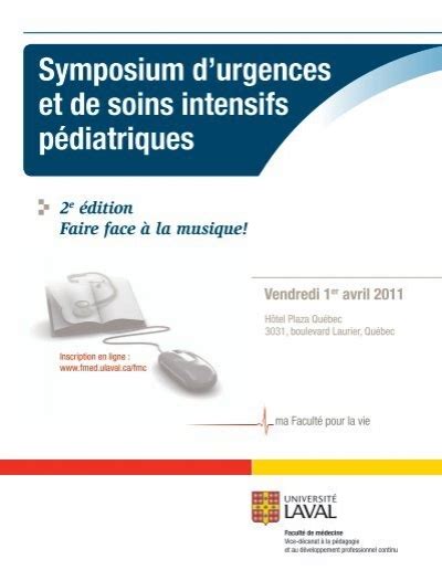 Symposium d urgences et de soins intensifs pÃdiatriques