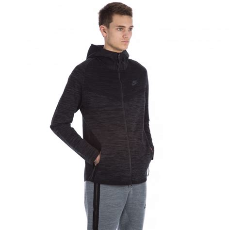 Nike Tech Knit Windrunner Jacket Blackanthracite Consortium